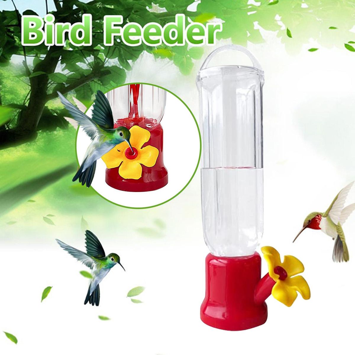 4Pcs Hummingbird Feeders Mini Hummingbird Feeders