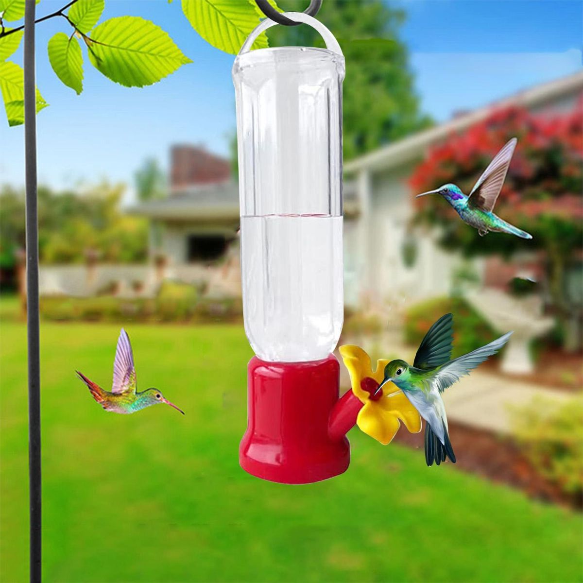 4Pcs Hummingbird Feeders Mini Hummingbird Feeders