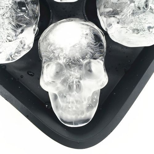 Reative  Ll I E  Ube Tray 3D  Ool Shape Four Giants Sili One Mold For Bar-black