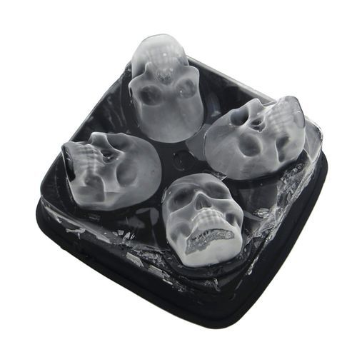 Reative  Ll I E  Ube Tray 3D  Ool Shape Four Giants Sili One Mold For Bar-black