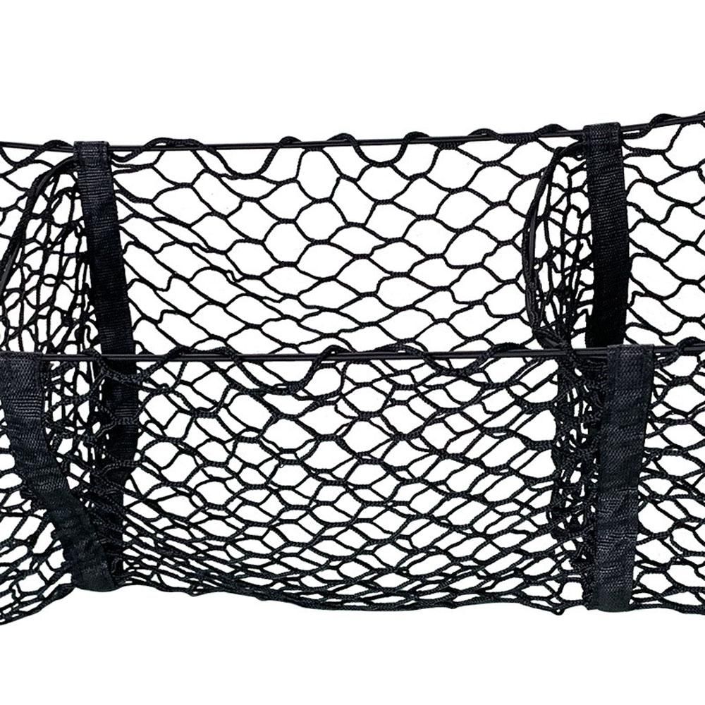 Storage Net Pocket Car Trunk Net Bag Rear Cargo Net Storage Organizer 47x12in for Car Truck Pickup SUV