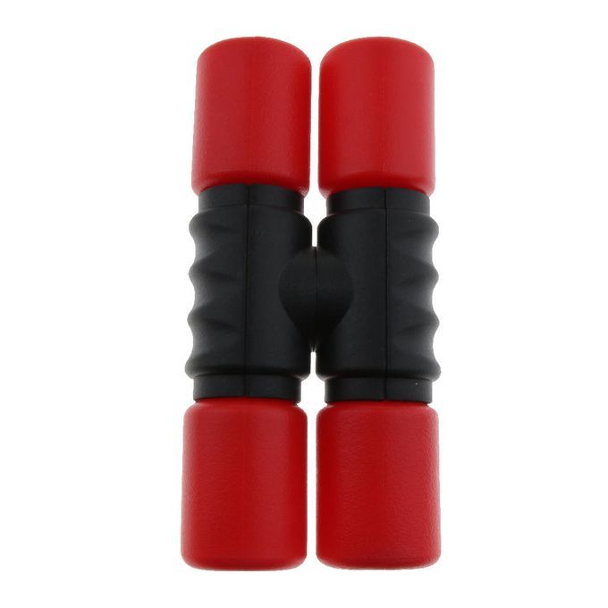 Red Double Shaker Rattle Sand Hammer For Musical Instrument