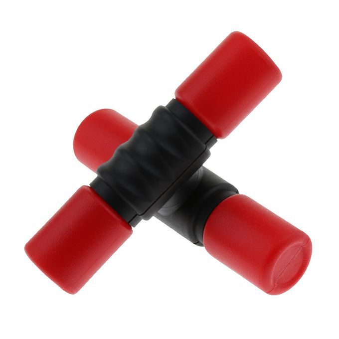 Red Double Shaker Rattle Sand Hammer For Musical Instrument
