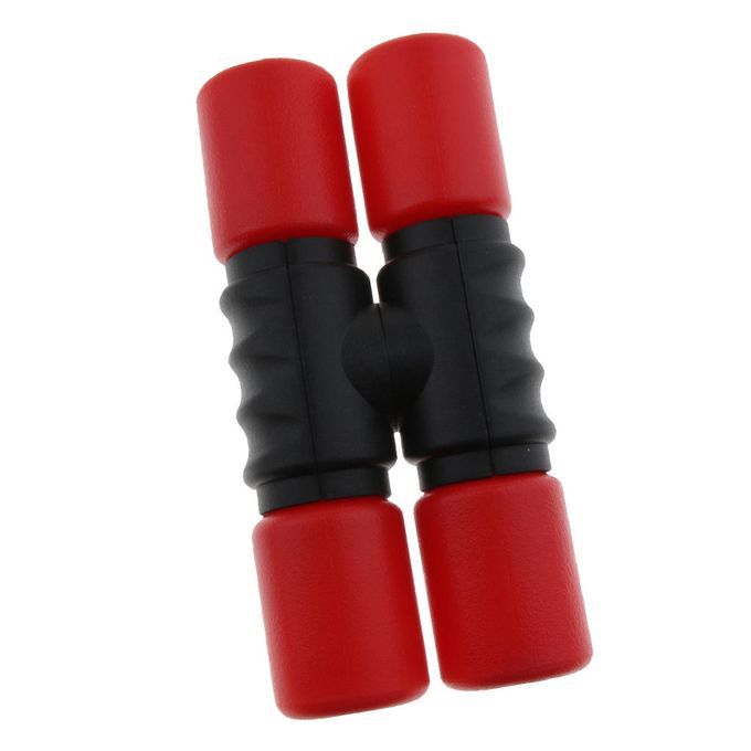 Red Double Shaker Rattle Sand Hammer For Musical Instrument