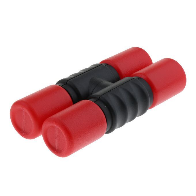 Red Double Shaker Rattle Sand Hammer For Musical Instrument