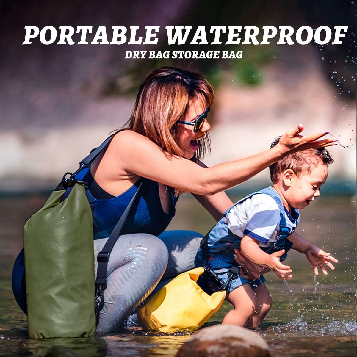 3Pcs 8L 40L 70L Swimming Bag Portable Waterproof Dry Bag