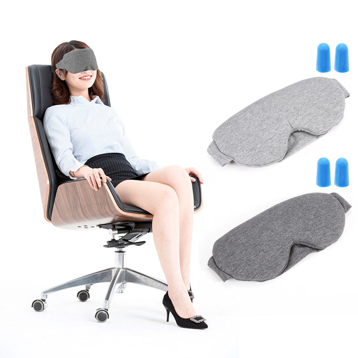 Cotton Sleep Eye Mask Light Blocking Sleep Mask Soft Eye