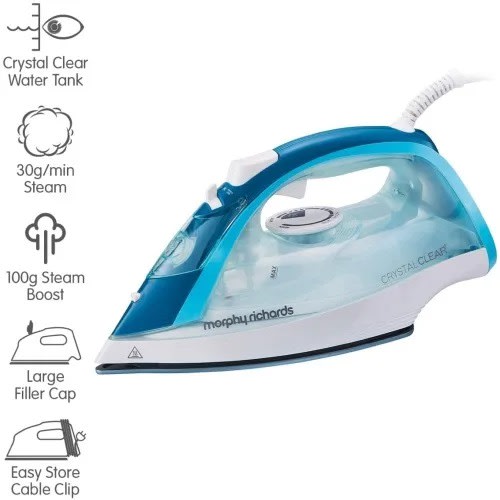 Crystal Clear Steam Iron - 2400w