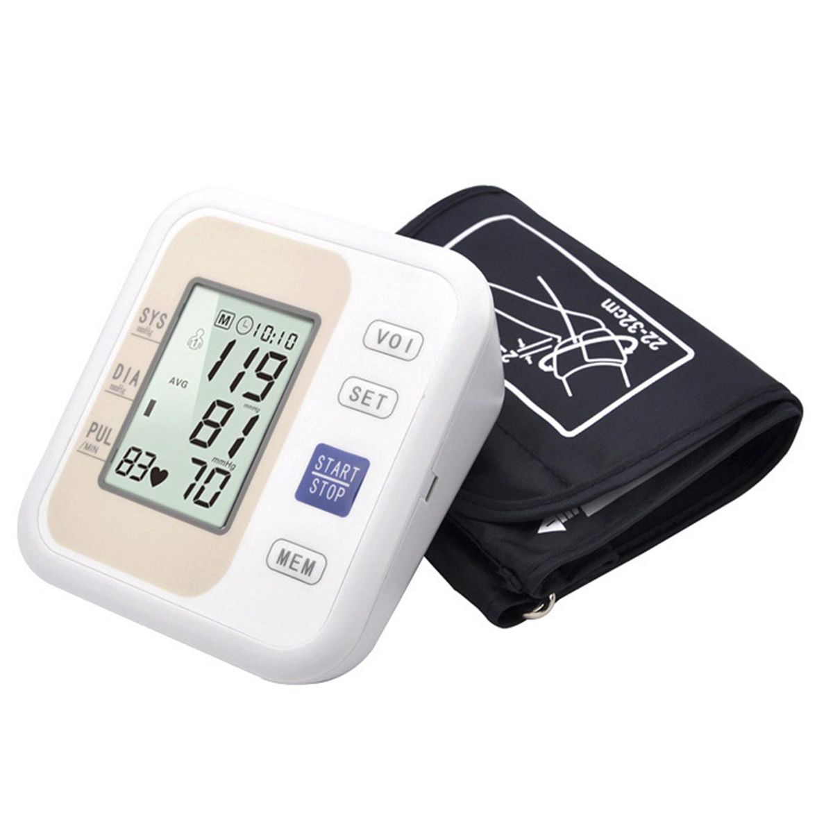 Arm Electronic Sphygmomanometer Pair 99 Group Memories Storage with Voice Broadcast