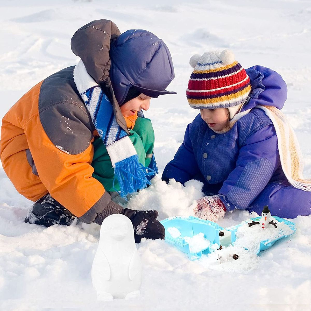 3Pcs Snowball Maker Toys For Kids Snow Fall Outdoor