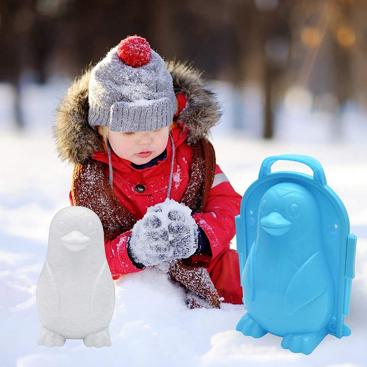 3Pcs Snowball Maker Toys For Kids Snow Fall Outdoor