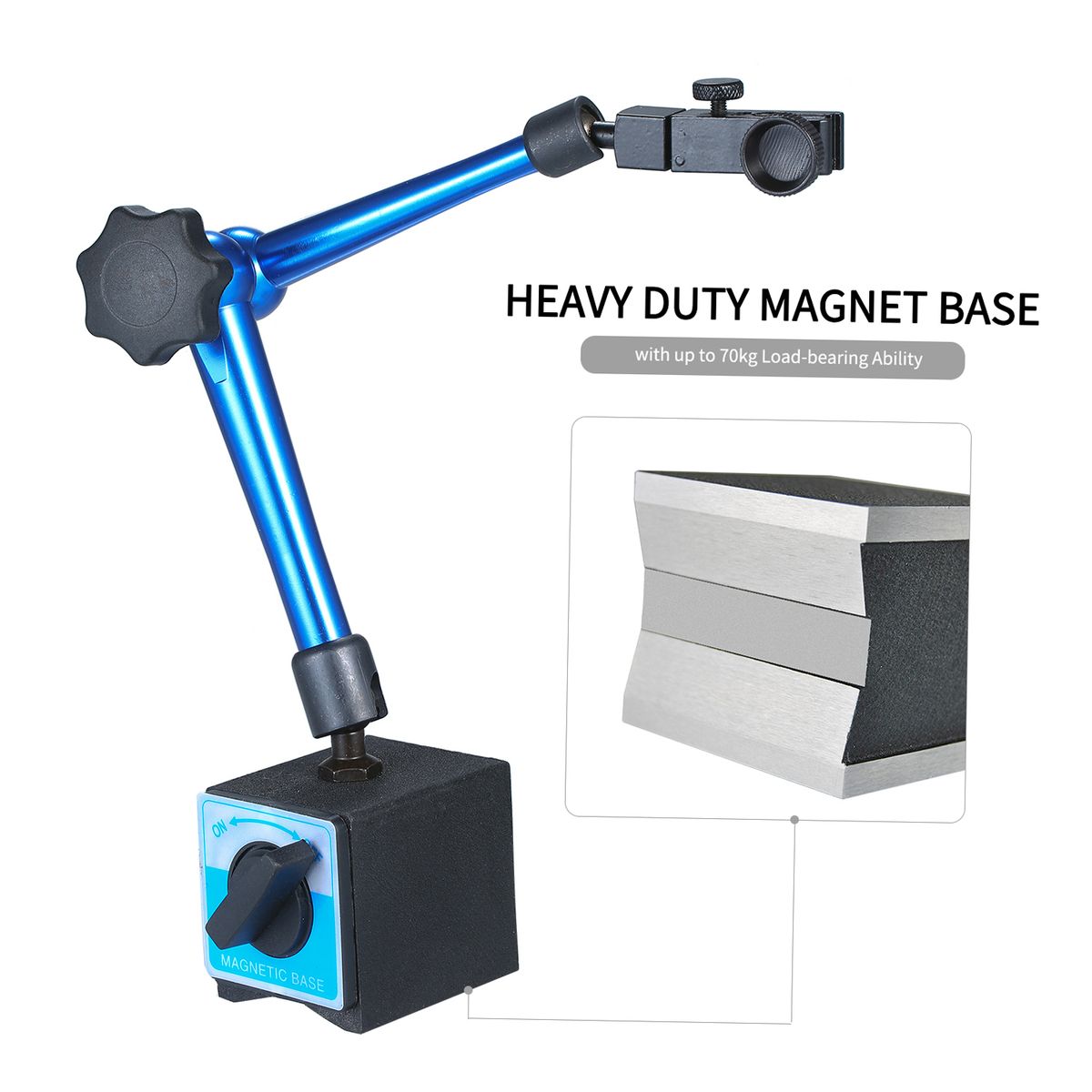 350mm Magnetic Base Universal Arms Heavy Duty Magnetic Stand