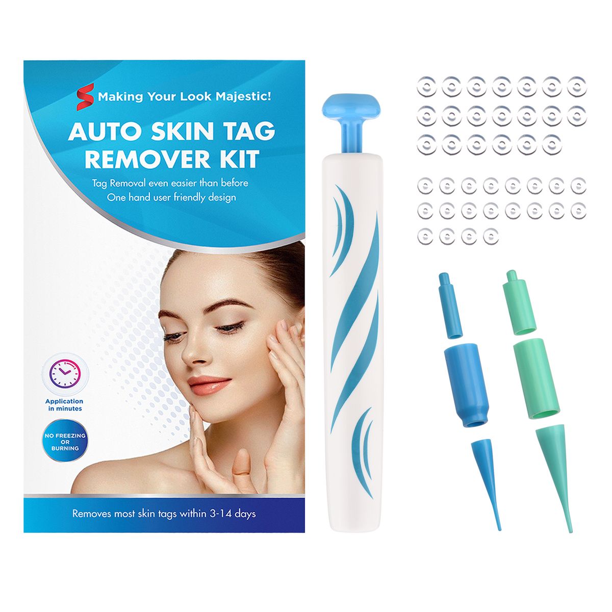 Remove Skin Tag Pen Two In One Facial Care Nevus Tool 2-8mm
