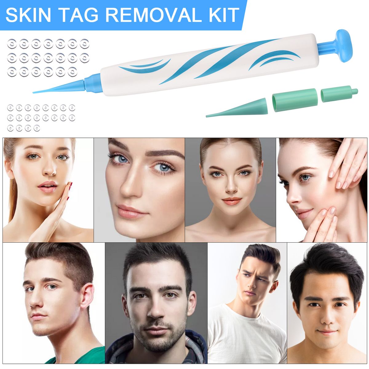 Remove Skin Tag Pen Two In One Facial Care Nevus Tool 2-8mm