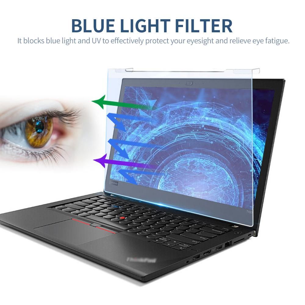 Laptop Screen Protector Hanging Blue Light Blocking Anti-UV High-transmittance Film for 17.3'' Laptop with 16:9 Aspect Ratio