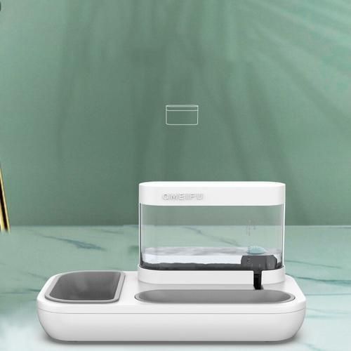 Cat Bowls Dog Water Bottle Food Water Feeder For Cats Puppy Drinking Fountain 1.5L Capacity Neck Protect Feed Bowl