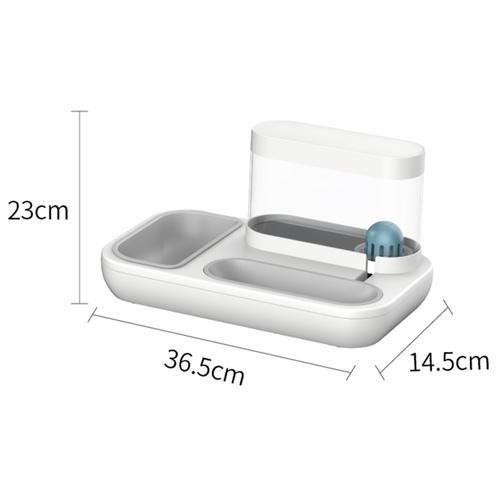 Cat Bowls Dog Water Bottle Food Water Feeder For Cats Puppy Drinking Fountain 1.5L Capacity Neck Protect Feed Bowl