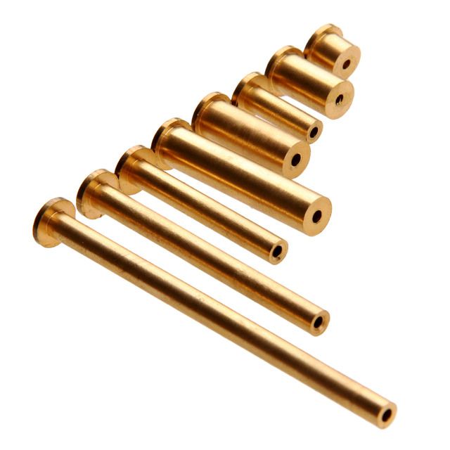 Surieen 8pcs/ Set Gold Copper Nail Brass Plug Golf Weight