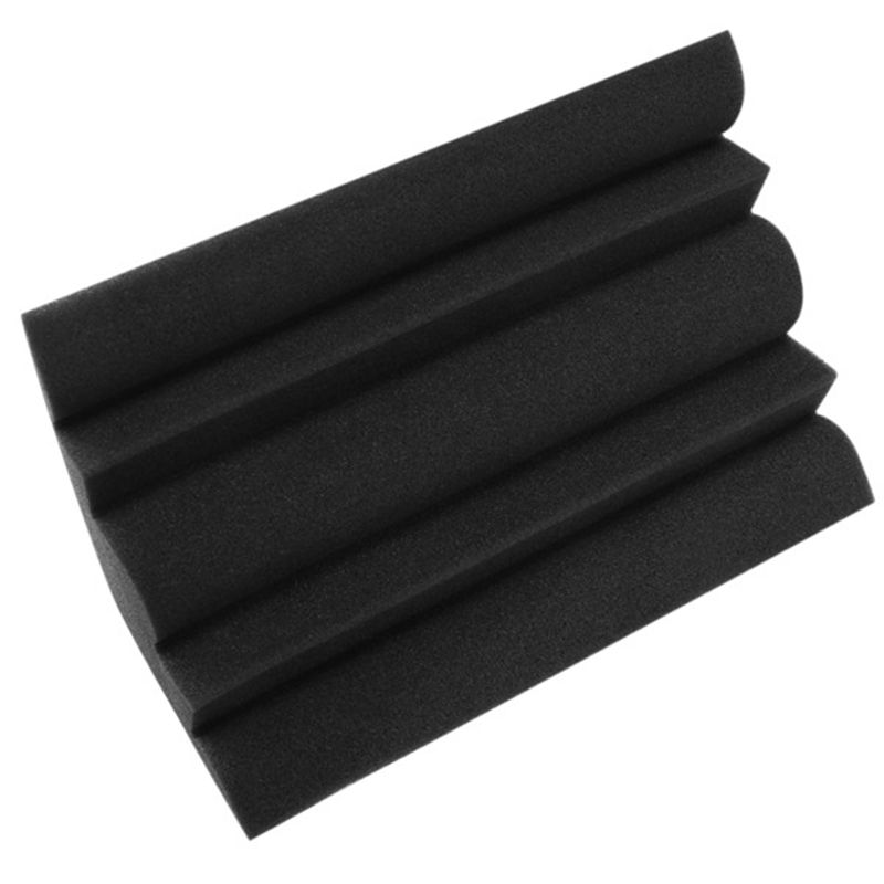Square Sound Insulation Foam+3Pcs Bass Trap Wall Foam Flame