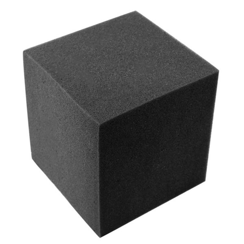 Square Sound Insulation Foam+3Pcs Bass Trap Wall Foam Flame