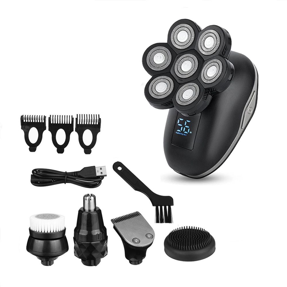 7 Floating Heads Beard Nose Electric Hair Trimmer