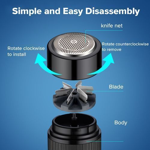 Mini Portable Traveling Waterproof USB Charging Electric Rotary Shavers Floating Wet And Dry Dual