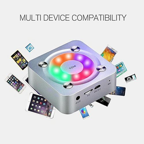 Party Light Super Bass Speaker-Dilake Z2 Christmas Gift Stereo Wireless Bluetooth Sound Activated Colored LED Disco Lights DJ Lights For Festival Bar Club Party Karaoke Outdoor Android Iphone HT-S