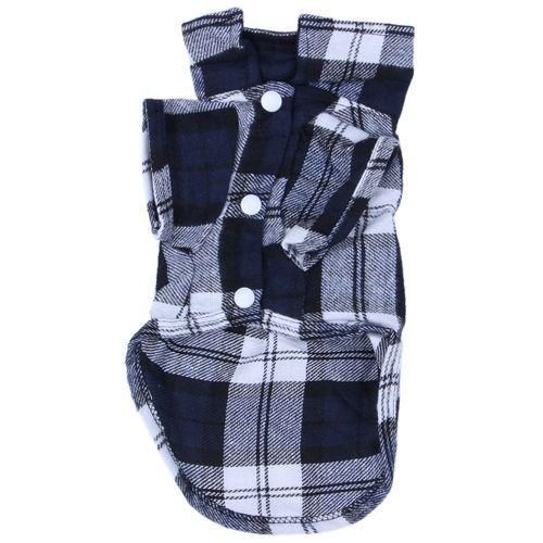 Smart Pet Costumes Dog Puppy Plaid T-Shirt Blouse Coats