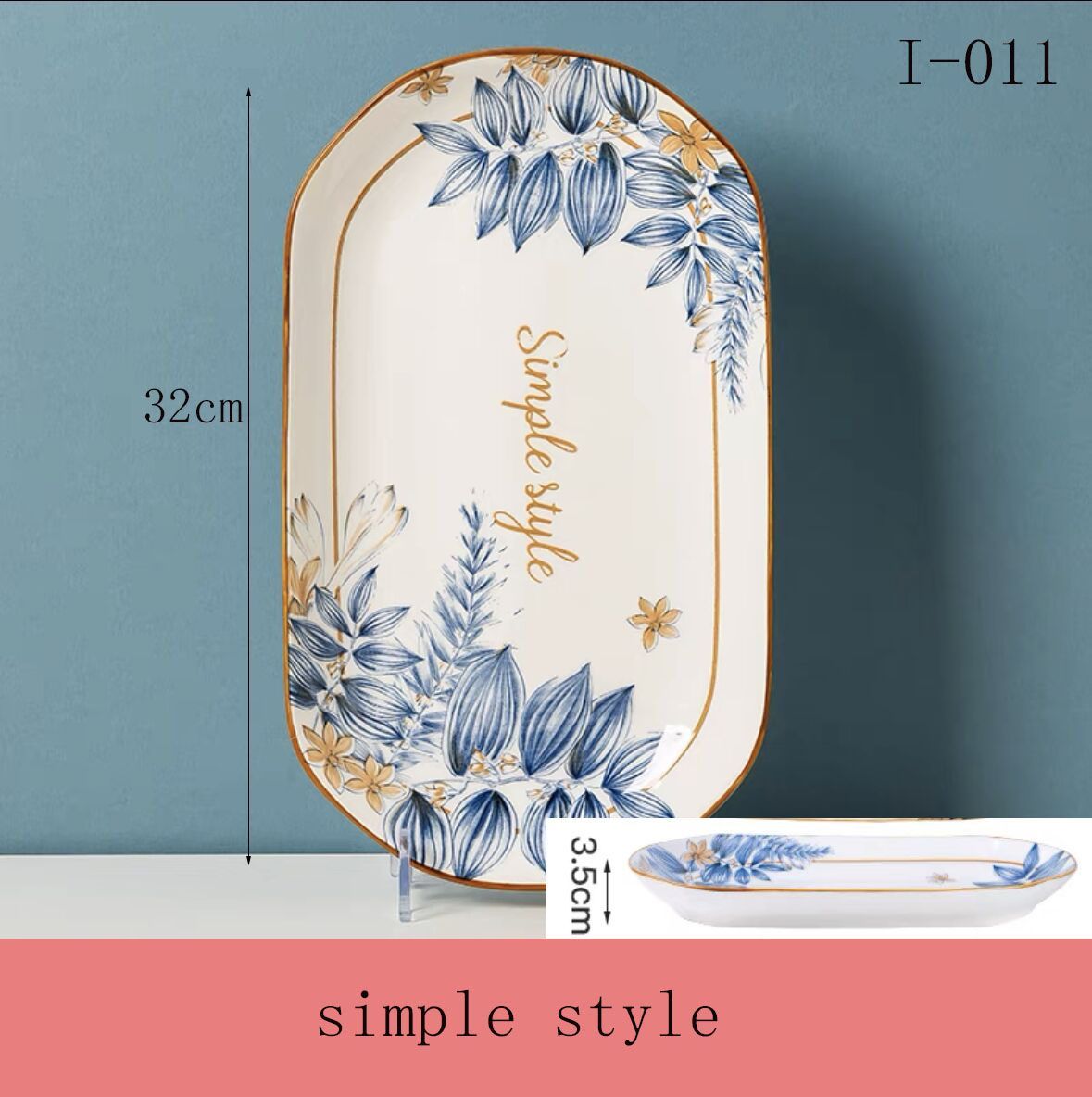 Simple Style Ceramic Glass Bowl Plate(2pcs)