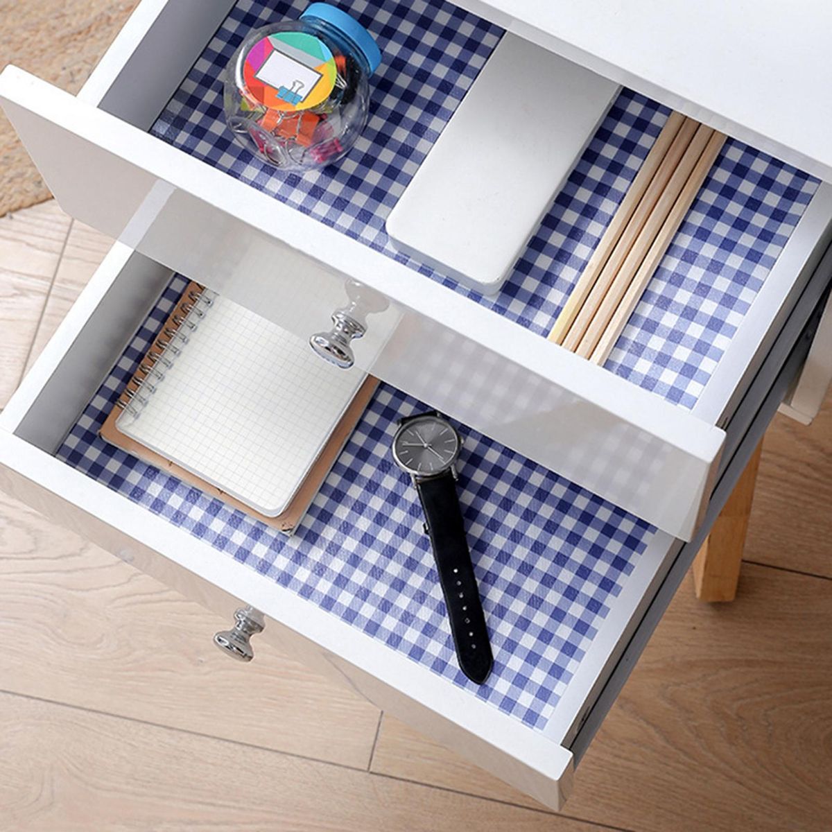 Table Pad Multi-function Clothes Closet Shoes Cabinet Liner Mat Blue