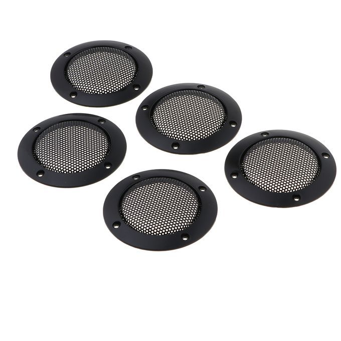 5Pcs Car Audio Universal Amplifier Speaker Grill Cover Protector For
