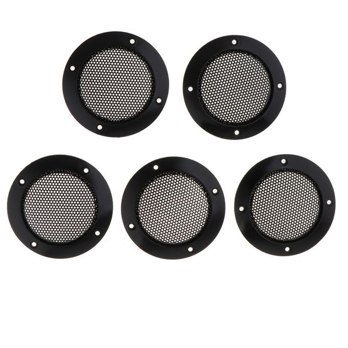 5Pcs Car Audio Universal Amplifier Speaker Grill Cover Protector For