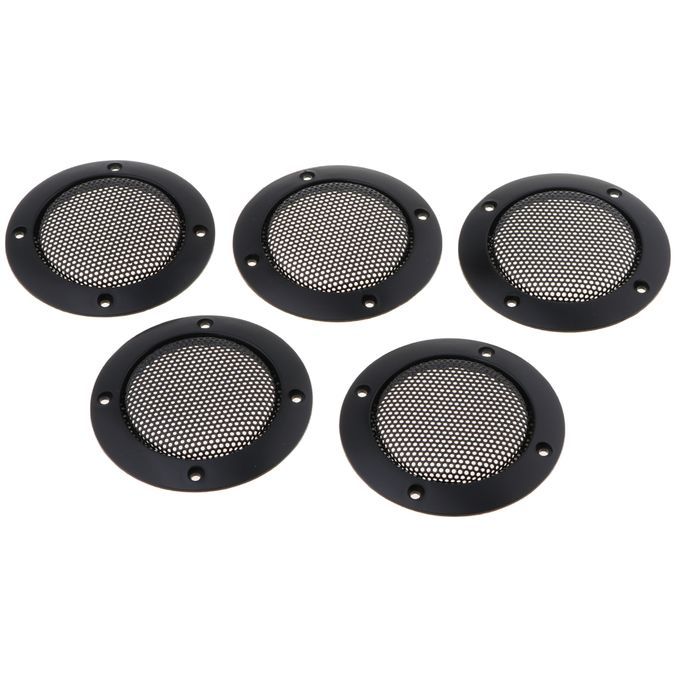 5Pcs Car Audio Universal Amplifier Speaker Grill Cover Protector For