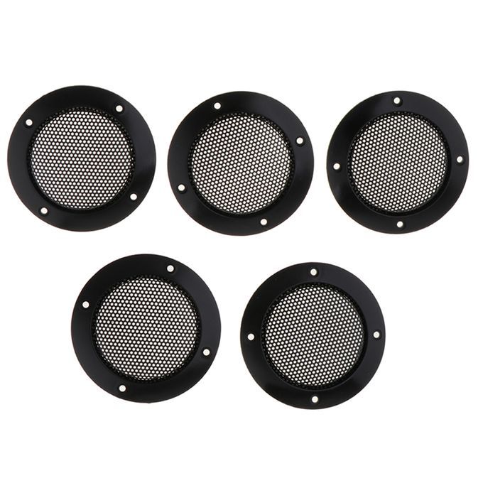 5Pcs Car Audio Universal Amplifier Speaker Grill Cover Protector For