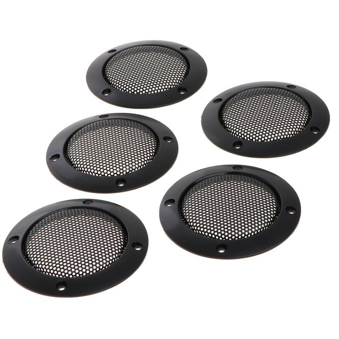 5Pcs Car Audio Universal Amplifier Speaker Grill Cover Protector For