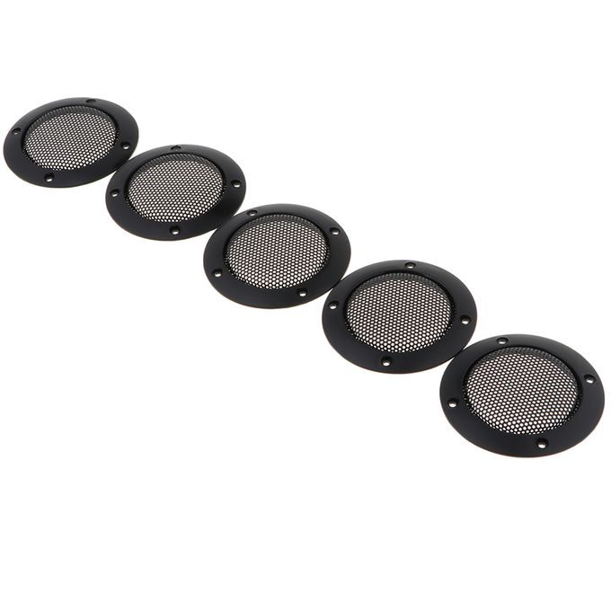5Pcs Car Audio Universal Amplifier Speaker Grill Cover Protector For