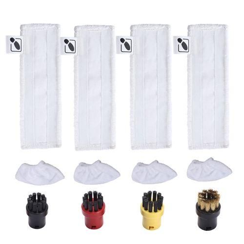 Steam Cleaning Cloth Cover Round Brushes For