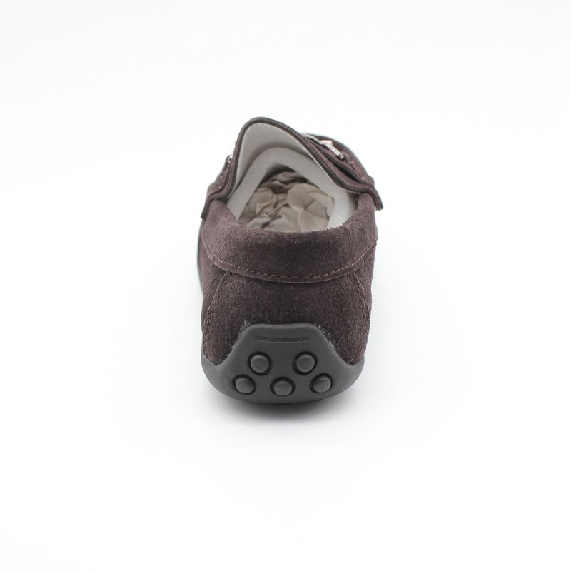 Children Boys Shoes Kids Loafers Suede Leather-Brown