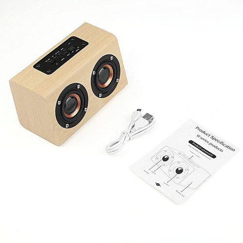 Bluetooth Speaker Dual Loudspeaker Shock Bass Hi-Fi Sound Stereo Wireless HT-S