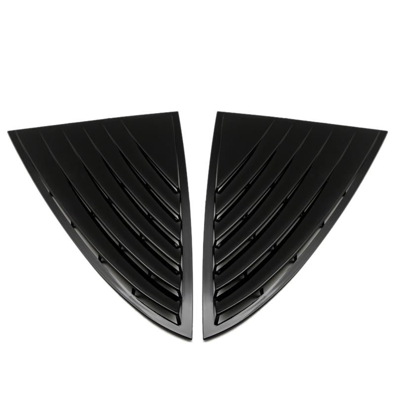 Glossy Black Rear Window Stickers for Tesla Model 3 2018