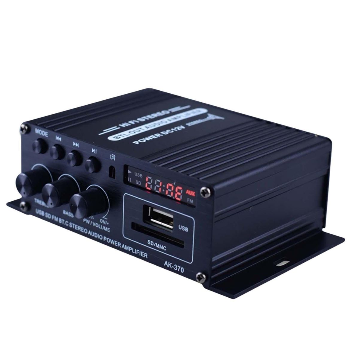 Power Amplifier With Remote Control Bluetooth Power