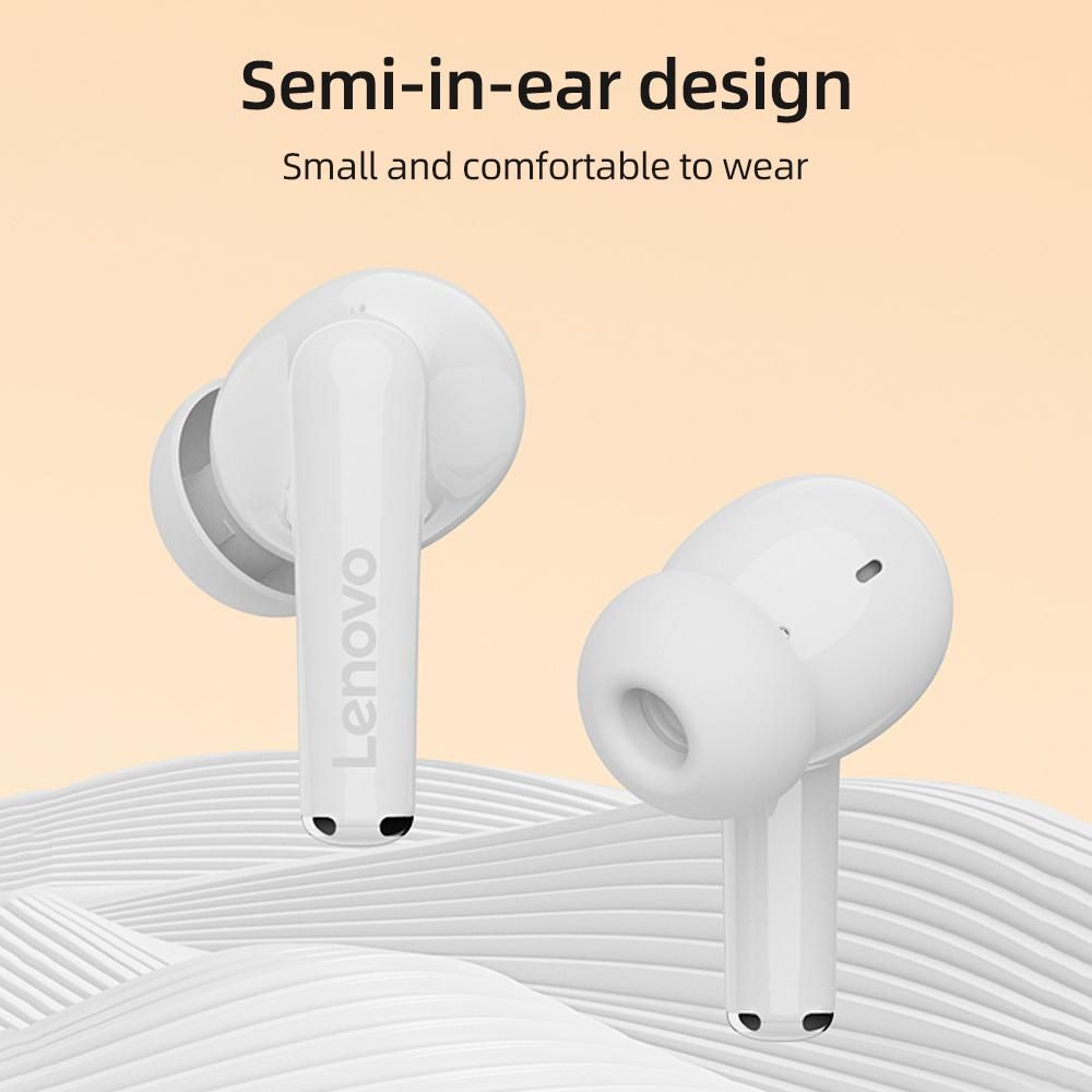 Lenovo thinkplus LP3 PRO Wireless BT Headphones with Hi-Fi Stereo Sound Noise Reduction HD Call Smart Fast Pair Compatible with iOS Android System Pink