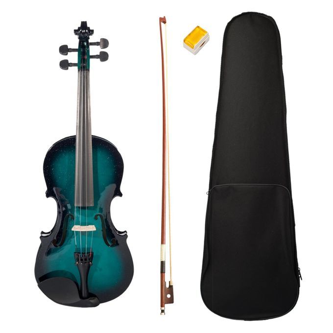 Wood Acoustic Violin 1/8 Violin Bow Case With Students Lovers Stage