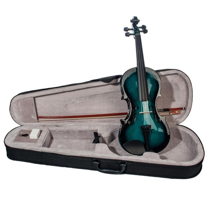 Wood Acoustic Violin 1/8 Violin Bow Case With Students Lovers Stage