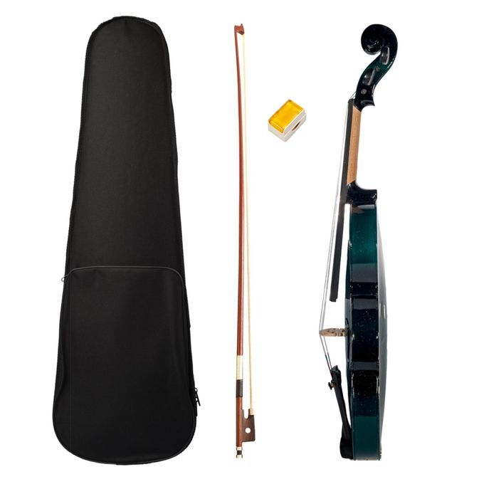 Wood Acoustic Violin 1/8 Violin Bow Case With Students Lovers Stage