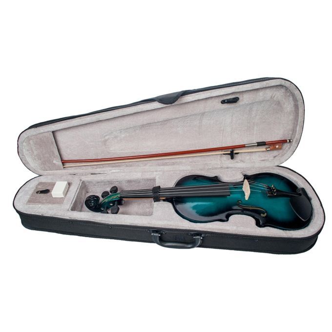 Wood Acoustic Violin 1/8 Violin Bow Case With Students Lovers Stage