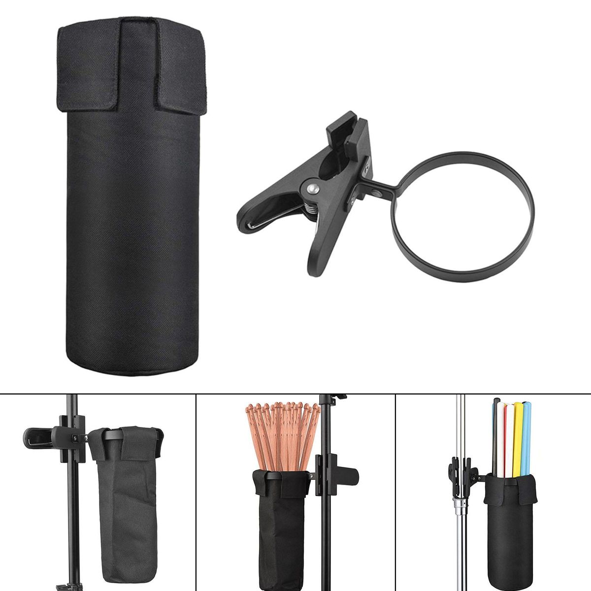 1Pcs Drum Stick Holder Drum Accessories With Clip