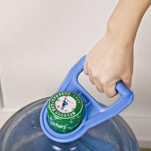 Water Dispenser Gallon Holder, Handle, Carrier Lifter - Blue