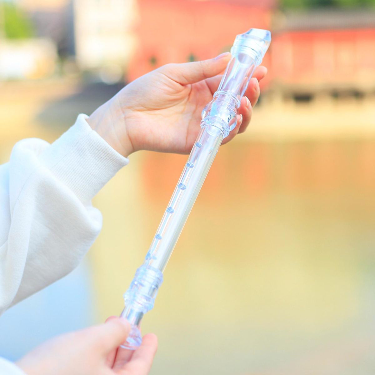 German Style Soprano Flute Long Flute Descent Instrument Clear