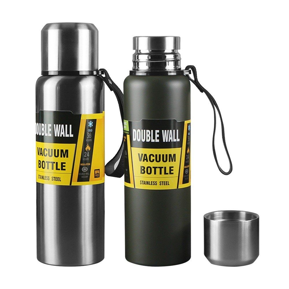 34oz Vacuum Insulated Wide Mouth Bottle Stainless Steel